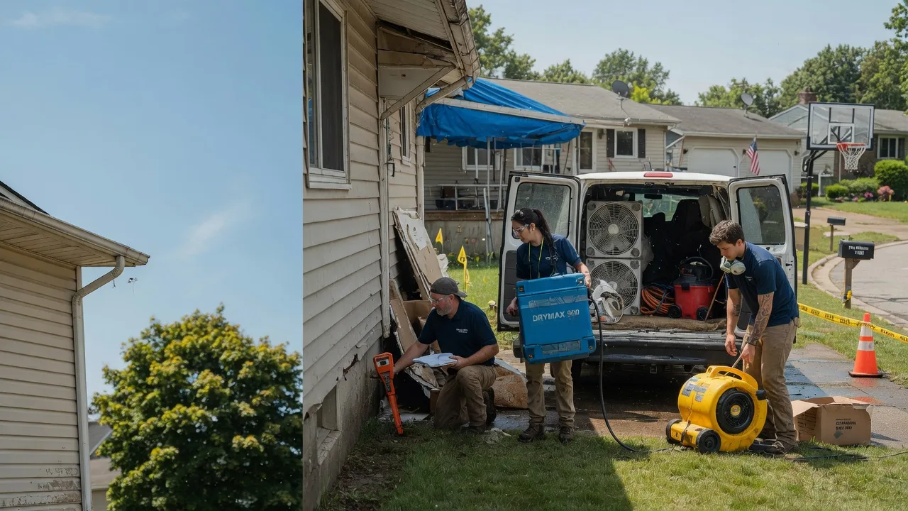 Ceiling Leak Cleanup in Portage, IN near me